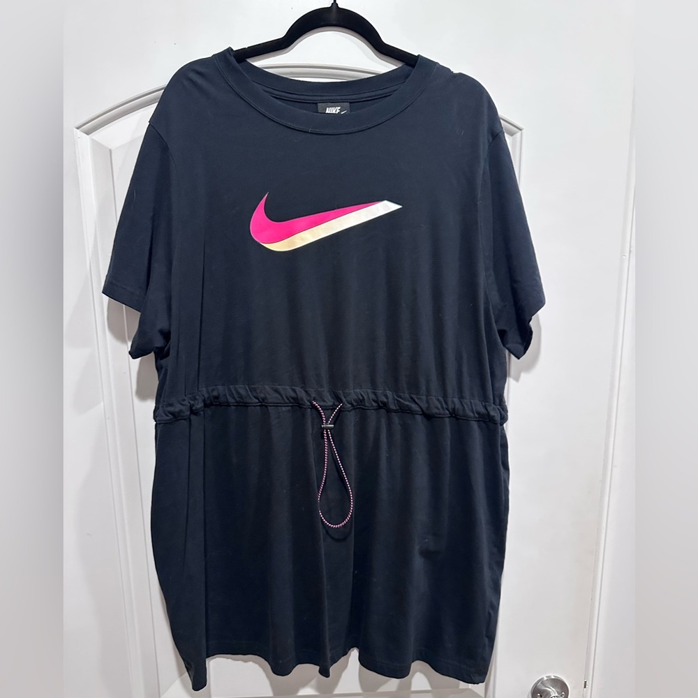 Nike- cinched waist Nike dress